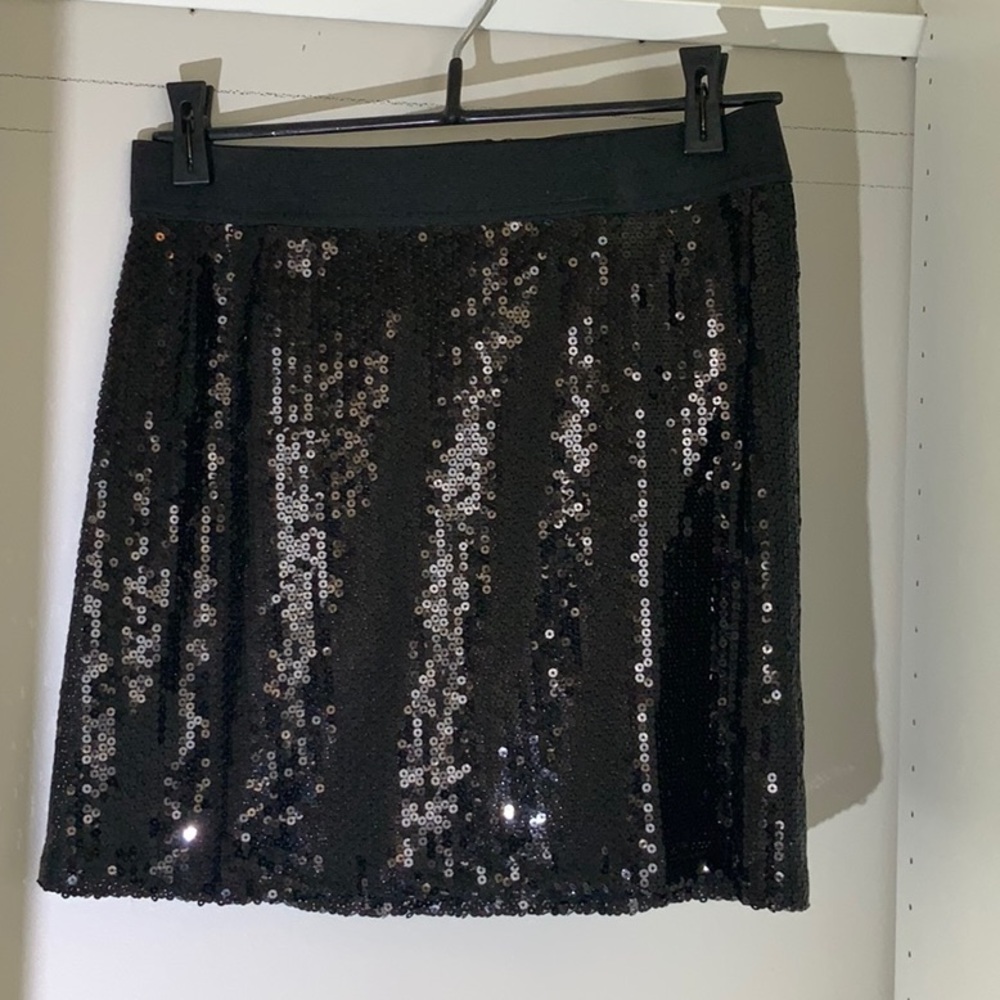 BCBCG Sequin Mini Skirt